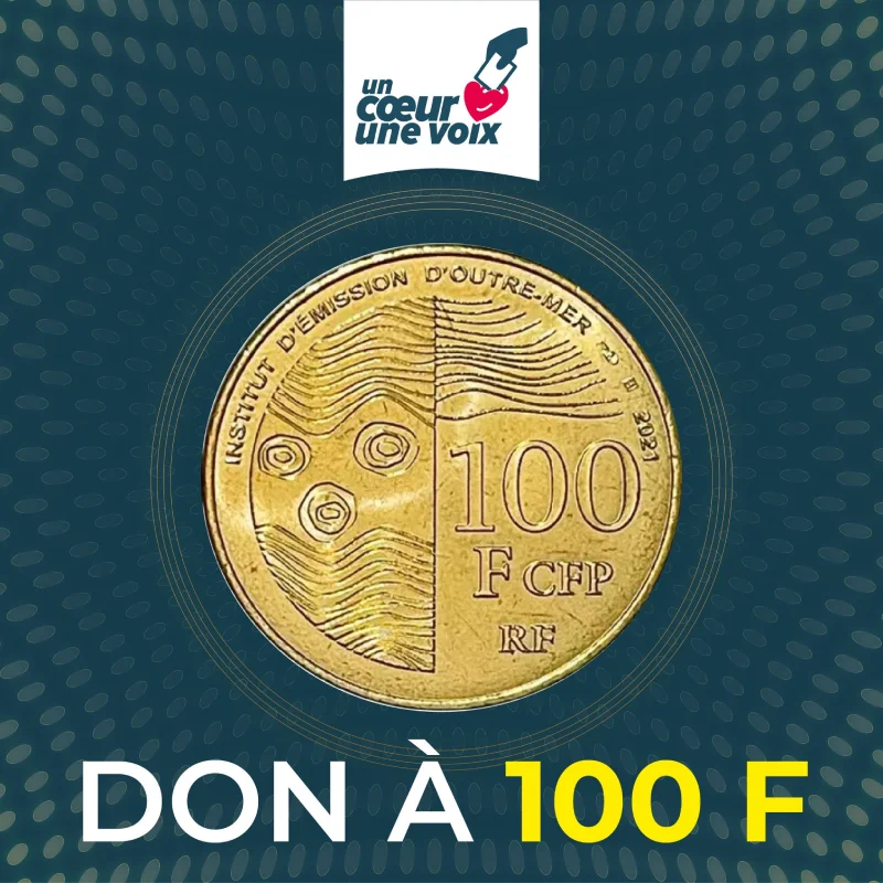 Contribuez à hauteur de 100 F seulement