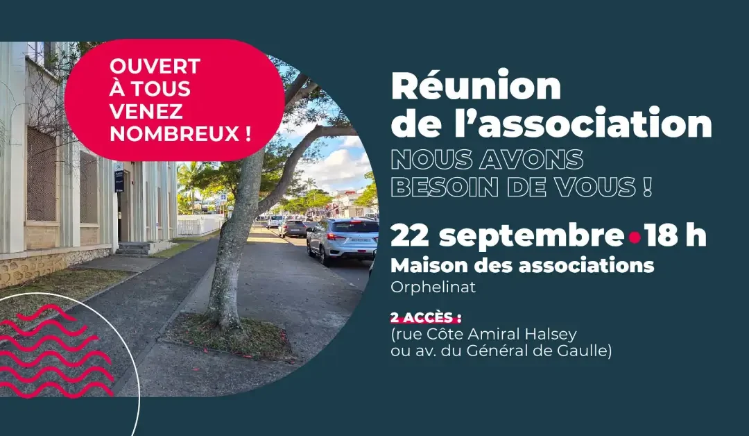 Réunion de l'association Un Coeur, Une Voix, le 22/09 à 18h00
