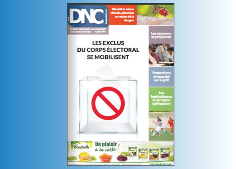 A lire sur DNC : “Les exclus du corps électoral se mobilisent”